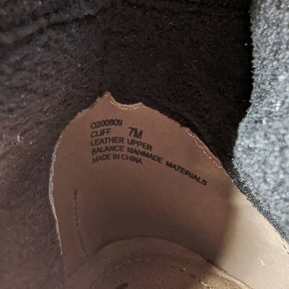 Me‎ Too Genuine Leather Santos Combat Boots Camo Suede 7M Memory Foam Padded - Picture 16 of 16